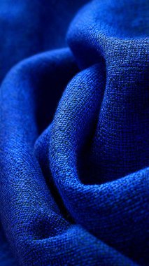 doku arka plan, model. İpek mavisi kumaş. Mavi organza, bu mavi senin projen, açık dokuma ve herhangi bir aksanı var. a