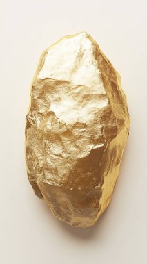 Beyaz arka planda buruşmuş altın folyo