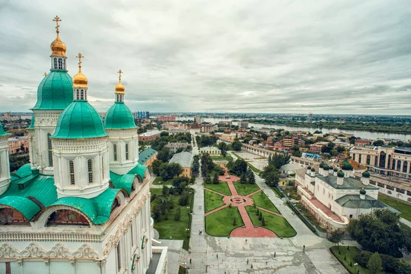 Panoramic View Astrakhan Kremlin Bell Tower — Stock Photo, Image