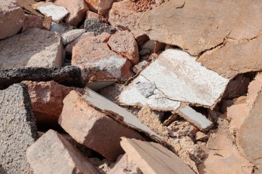 farklı tuğla dokuları. Yüksek kaliteli illüstrasyon