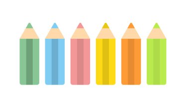 Basit 5 Renkli Kalem Simgesi Ayarları