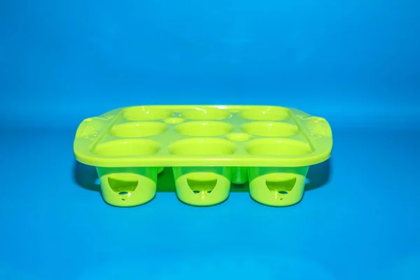 Green Plastic Aqua Container Your Ultimate Companion Refreshing Hydration — Stock Photo, Image