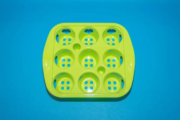 Green Plastic Aqua Container Compañero Definitivo Para Una Hidratación Refrescante —  Fotos de Stock