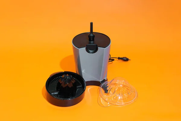Elektrický Citrusový Odšťavňovač Nabízí Pohodlný Efektivní Způsob Extrakce Čerstvé Šťávy — Stock fotografie