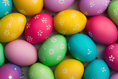 Pastel Paskalya Yumurtalarının Enfes Renkleri