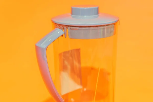 Átlátszó Víz Dobó Célja Hogy Számára Egy Tiszta Frissítő Hidratálási — Stock Fotó