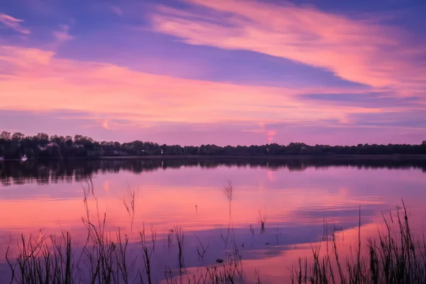 stock image Serene Pastel Sky and Lake Background A Beautiful Blend of Tranquility