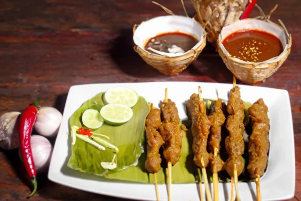 Stock image Savor the Irresistible Delights of Ready-to-Eat Satay: A Flavorful Feast Awaits