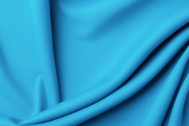 İpek kumaş, mavi renk