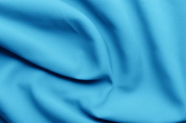 texture of blue silk fabric, the abstract of the perfect for your design.