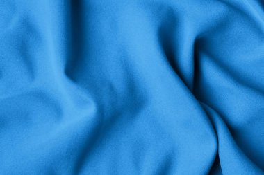 blue fabric background. abstract background, texture.