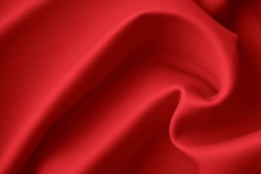 smooth elegant elegant red silk satin cloth use as a abstract background