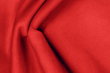 red satin cloth as background