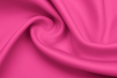 silk fabric texture. pink silk background.