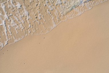Aerial Serenity: Beautiful Beach Sand from Above
