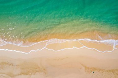 Aerial Serenity: Beautiful Beach Sand from Above