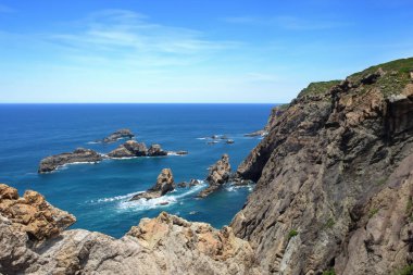 Güzel deniz manzarası. doğa arkaplanı