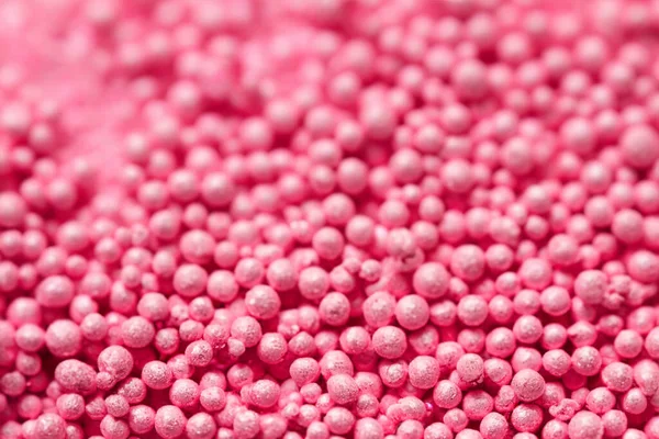 stock image pink beads on pink background