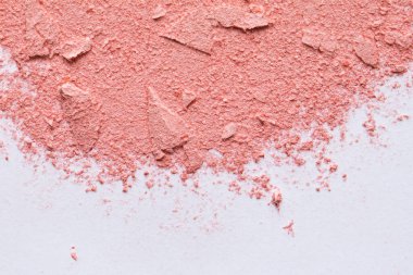 Makyaj tozu kozmetik için, üst görünüm