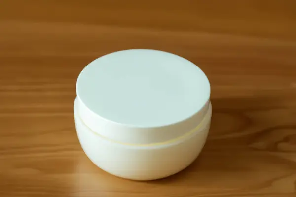 White Plastic Cup Lid Lid — Stock Photo, Image