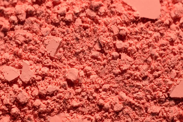 powder crushed on red