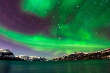Aurora borealis Norveç
