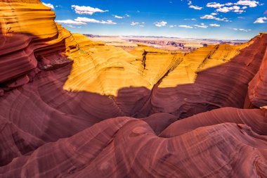 Arizona 'daki Büyük Kanyon' da güzel bir gün batımı.