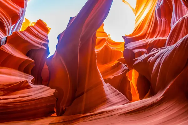 Antilop Kanyonu, Arizona, ABD. güzel kumtaşı oluşumları