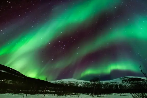 北極圏のライトは — ストック写真
