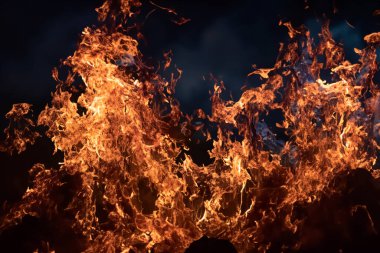 soyut ateş arkaplanı, siyah arkaplan