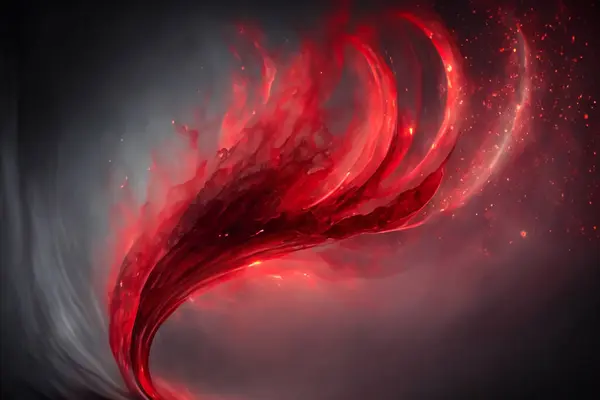 Kırmızı dumanlı soyut arkaplan