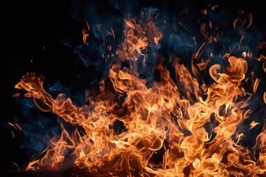 kıvılcımlı alevler. soyut arkaplan