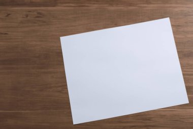 beyaz boş poster yap