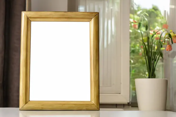 empty frame for picture or photography. interior of a modern house