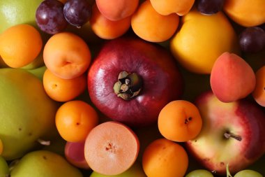 farklı renkli meyvelerin arkaplanı