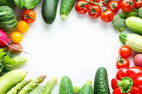 Stock image healthy food. vegetables and fruits. top view