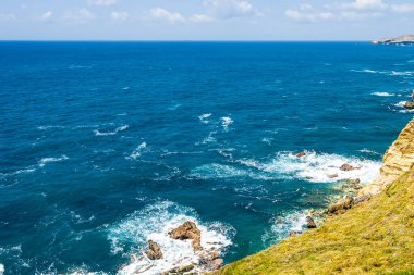 Cabo de Gata 'nın güzel sahil şeridi doğal park, Almeria, İspanya