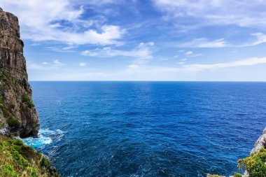 Mallorca 'nın kayalık kıyıları, İspanya