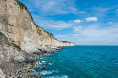 Karadeniz 'in kayalıkları. Karadeniz.