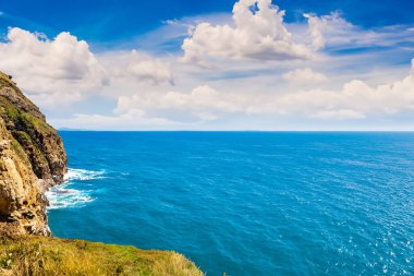 Güzel deniz manzarası. doğa arkaplanı