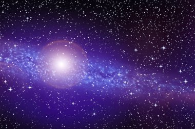 Derin uzay. yüksek bilim kurgu alanı geçmişi. Yıldızlı uzay. uzak evren. yıldızlı dış gökyüzü.