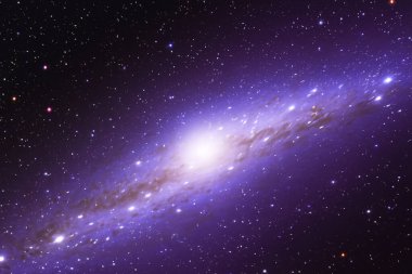 Galaksi, derin uzay ve yıldızlar, bilim ve evren, bilim kurgu, derin uzay. yüksek kaliteli fotoğraf