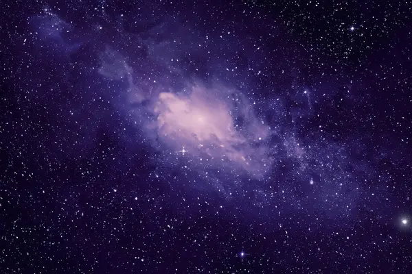 Gece gökyüzünde yıldızlar olan Samanyolu Galaksisi