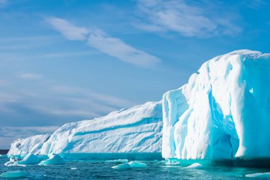 Antartika'da buz buzdağı Okyanusu ile