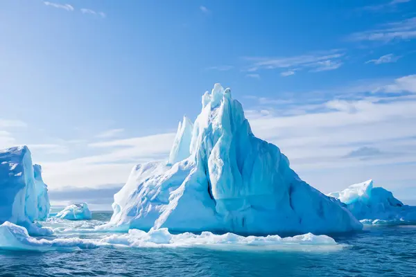 Лед Антарктиде Айсбергом Океане Лицензионные Стоковые Фото