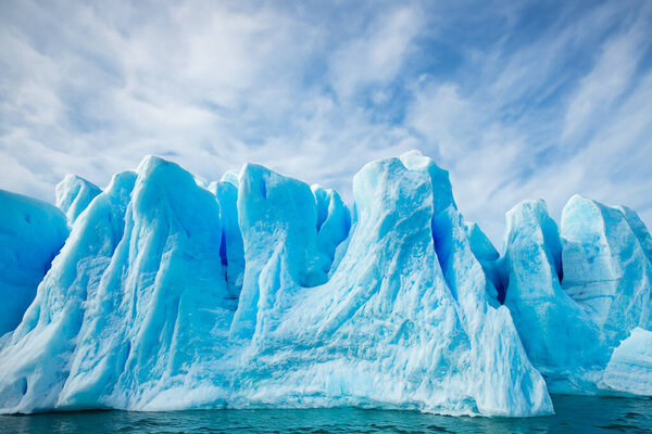 iceberg in the blue lagoon.