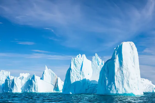 icebergs on lake baikal