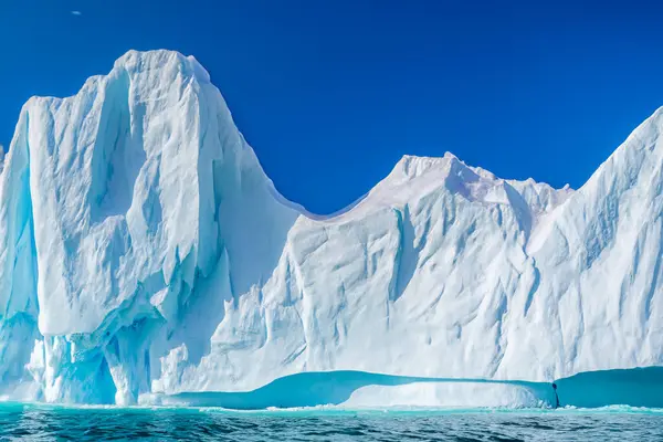 beautiful icebergs and iceberg at the sea.