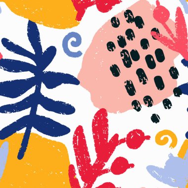 Vektör desensiz doğal doku soyut grunge arkaplan, moda grungy baskı