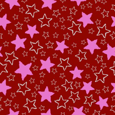 Yıldızlı vektörsüz desen, yırtık yüzey kenarları